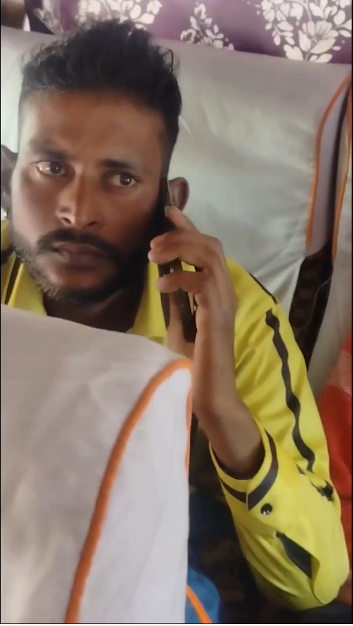 Rishikesh Srinagar bus passenger throwing bottle video viral.