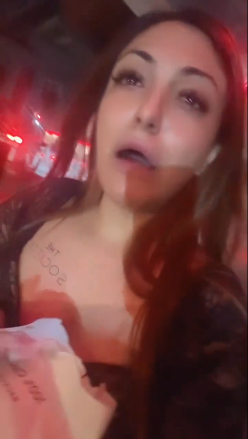 Actress Khushi Mukherjee crying in viral video after alleged Dubai incident.